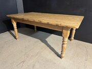 Pine Farmhouse Dining Table 