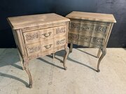 Pretty Pair French Bedside Drawers