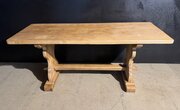 Smaller Oak Farmhouse Dining Table 
