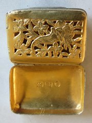 Georgian Silver Gilt Vinaigrette - 1818