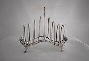 Art Deco Silver Nine-bar Toast Rack, 1931
