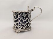 George V Mustard Pot, Goldsmiths & Silversmiths