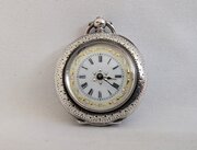 Ladys Swiss Silver Fob Watch, Ca 1890