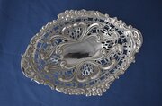 Victorian Silver Oval, Pierced Bon Bon Dish, 1899