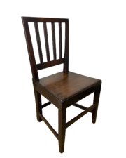 Antique Georgian Oak Hall Chair