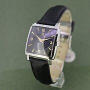 A Stainless?steel 1950s Omega Automatic Watch