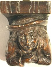 Diminutive 18thC Oak Wall Bracket