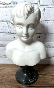 Marble Bust Of A Young Boy