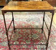 Rare Georgian Spider Leg Lamp Table