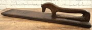 Rare Norwegian Mangle Board With Horse Handle