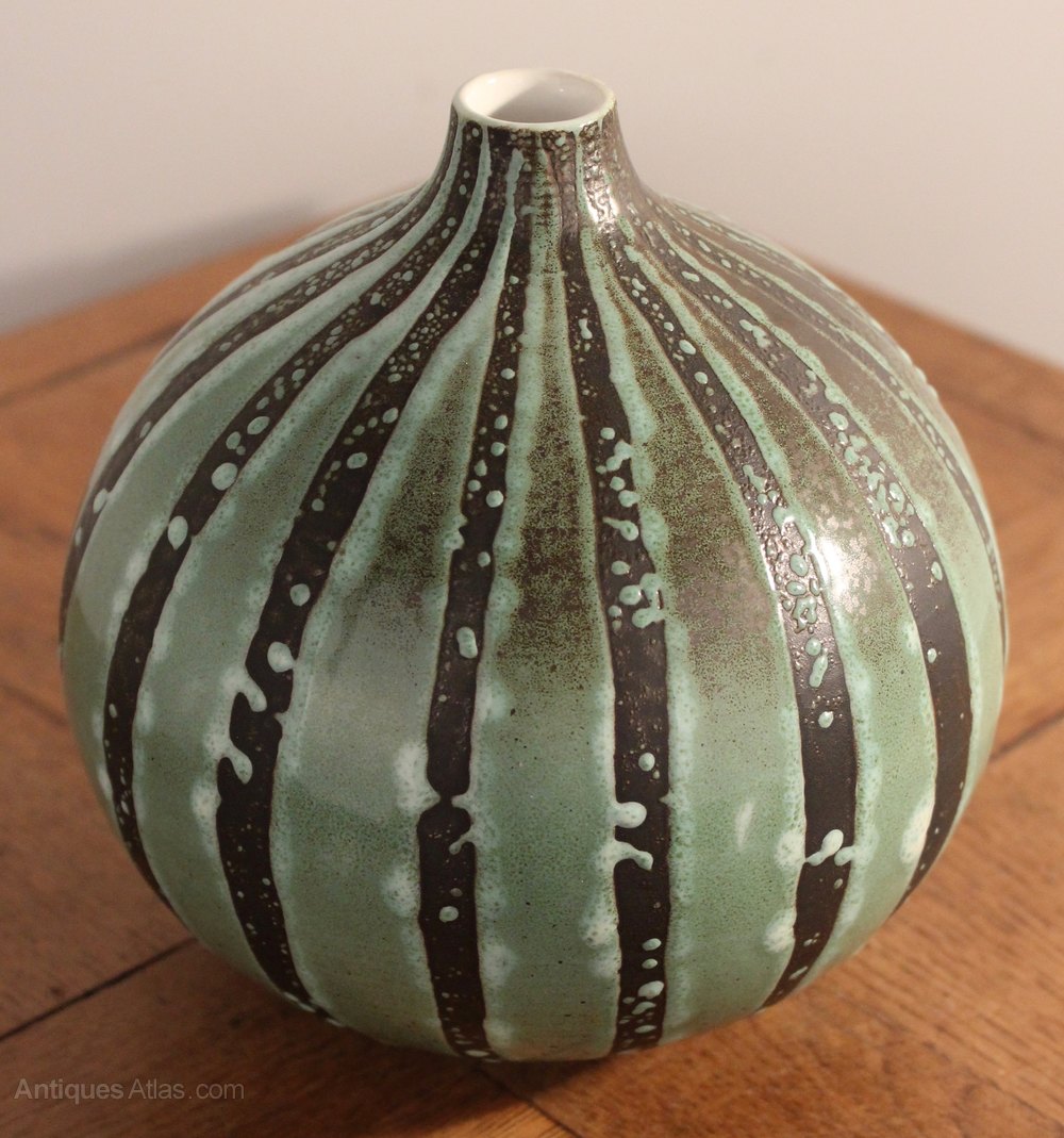 Antiques Atlas Rare Vintage Poole Pottery Studio Onion Vase
