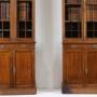 ANTIQUE PAIR BOOKCASES  Victorian