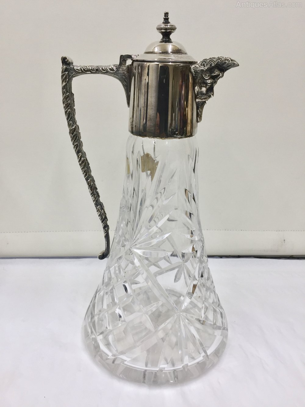 Antiques Atlas Antique Cut Glass Claret Jug Circa 1910