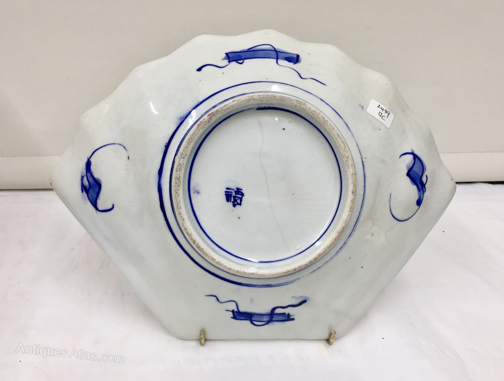 Antiques Atlas Antique Oriental Japanese Imari Porcelain Fan Dish