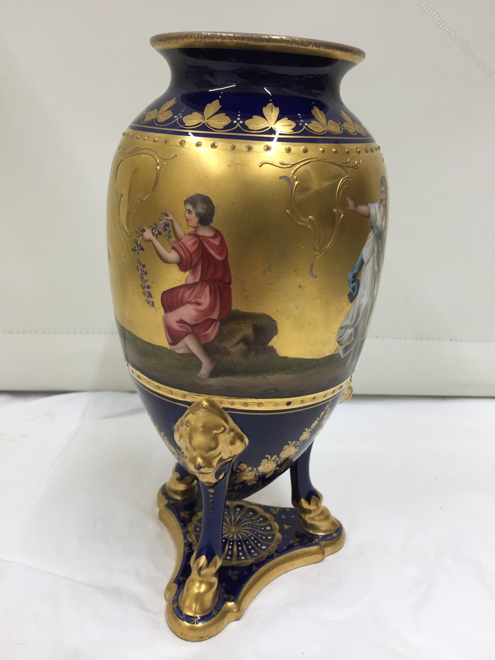 Antiques Atlas Antique Vienna Porcelain Vase Circa 1890