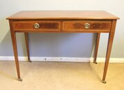 Antique Inlaid Mahogany Edwardian Side Table