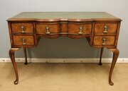 Antique Ladies Walnut Writing Table Desk