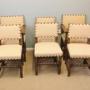 Antique Set of Six Oak Dining Chairs
