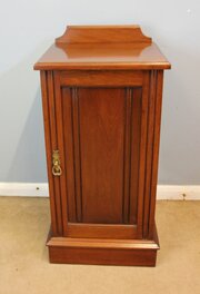 Antique Walnut Bedside Cabinet