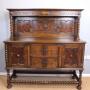 Edwardian Antique Oak Server Sideboard Dresser