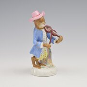 19th Century Dresden Porcelain Monkey Band Figure