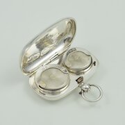 Antique Edwardian Silver Double Sovereign Case