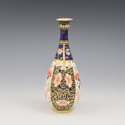 Antique Royal Crown Derby Porcelain Stem Vase 6299