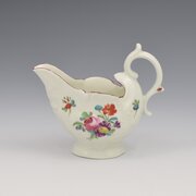 Early Derby Porcelain Dolphin Ewer Cream Jug Boat