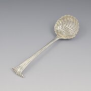Early George III Silver Sifter Spoon Onslow 1768