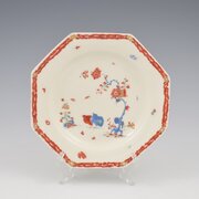 Fabulous Bow Porcelain Octagonal Partridge Plate