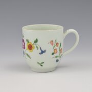 Pretty Liverpool Porcelain Coffee Cup Chaffers