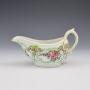 Rare Derby Porcelain Cotton Stem Painter Sauceboat