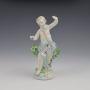 Rare Derby Porcelain Figure Cupid With Doves & Key