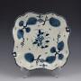 Rare Large Worcester Rubber Tree Dessert Dish 1775