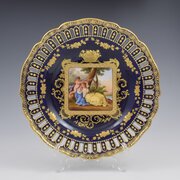 Stunning Royal Vienna Cabinet Plate Cupid Psyche