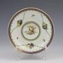 Worcester Dalhousie Style Fancy Birds Saucer Dish