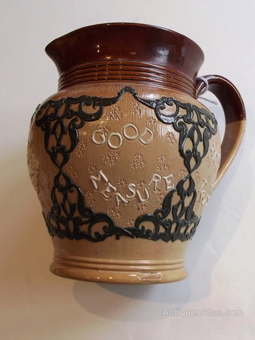 Antiques Atlas Doulton Lambeth Stoneware Harvest Jug
