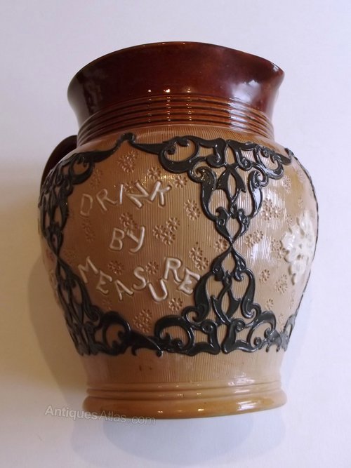 Antiques Atlas Doulton Lambeth Stoneware Harvest Jug