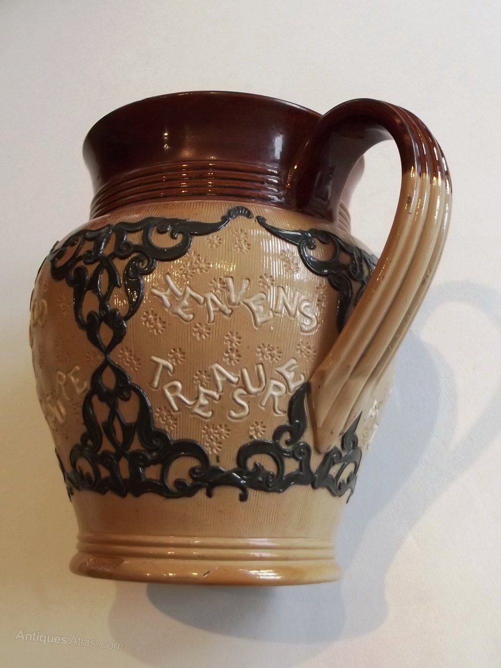 Antiques Atlas Doulton Lambeth Stoneware Harvest Jug