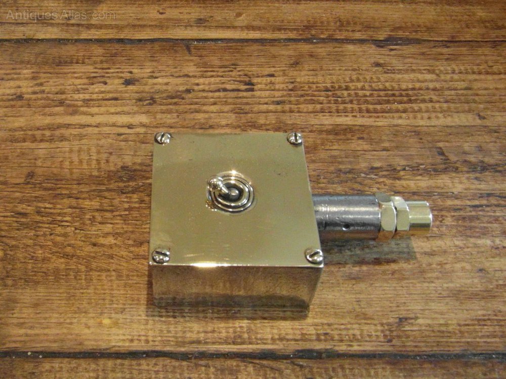 Antiques Atlas Vintage Industrial Brass Light Switch