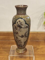 Martin Brothers Vase With Dragons And Birds