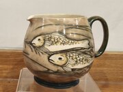 A Rare William Moorcroft Fish Jug