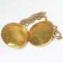 antique gold locket