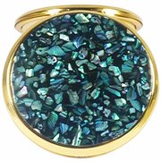 Glitzy Stratton Abalone Compact Unused Boxed