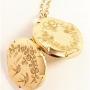 Rose Gold Fully Hallmarked Antique Locket Necklace