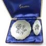 Silver Plated Stratton Compact Gift Set Unused