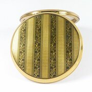 Stratton Powder Compact Regal Stripe Design
