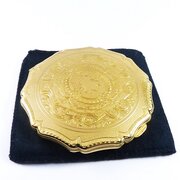 Swiss Watch Style Stratton Powder Compact
