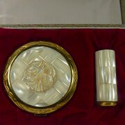 Vintage DRAGON Vanity Set 30th Anniversary