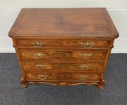 Burr Walnut Chest Of Drawers